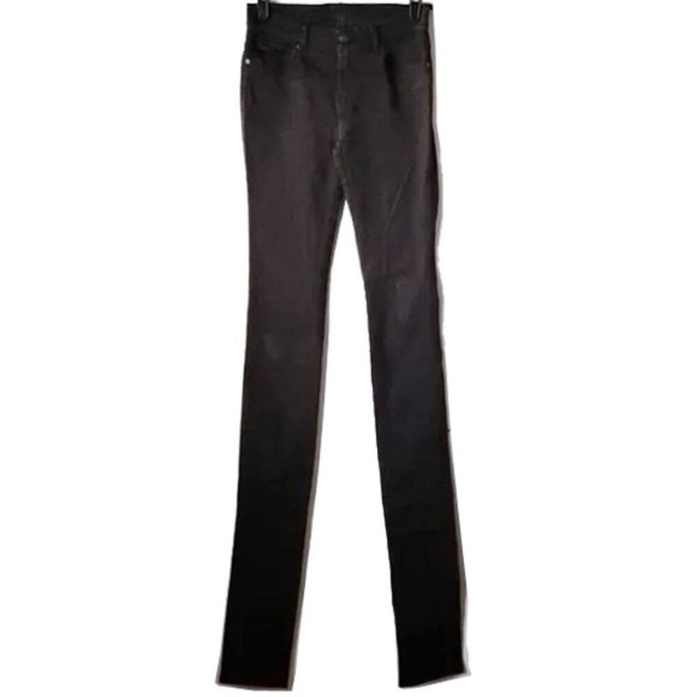 Ksubi Silent March Sealed Black Low Rise Stacked Denim Jeans 29x48